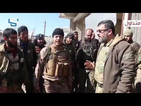 كلمة أبو عيسى الشيخ قائد صقور الشام يوجهها لعناصره قبيل توجههم لمعركة النيرب شرق إدلب