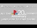 All the Playstation 20th Anniversary themes (And how to find them) - Eurogamer