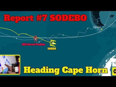 World on Water Closing Cape Horn Report #7 SODEBO Jules Verne Attempt. Current IDEC Position.