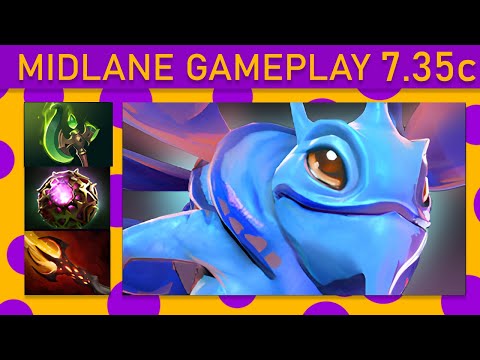 ⭐ Puck 20+ Kills! Mid Gameplay 7.35c - Dota 2 Top MMR