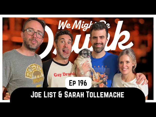 Sarah Tollemache and Joe List on WMBD (We Might Be Drunk), image