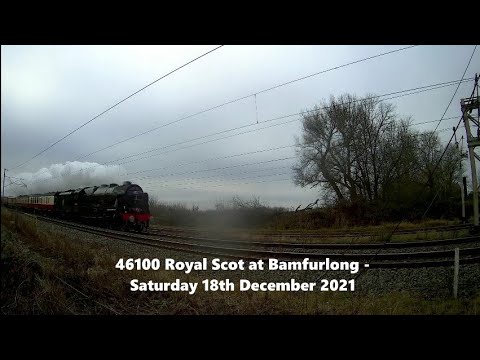 46100 Royal Scot at Bamfurlong - Saturday 18th December 2021