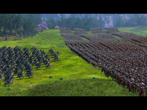 2400 SHOCK CAVALRY vs 12000 PEASANTS - Total War WARHAMMER 3