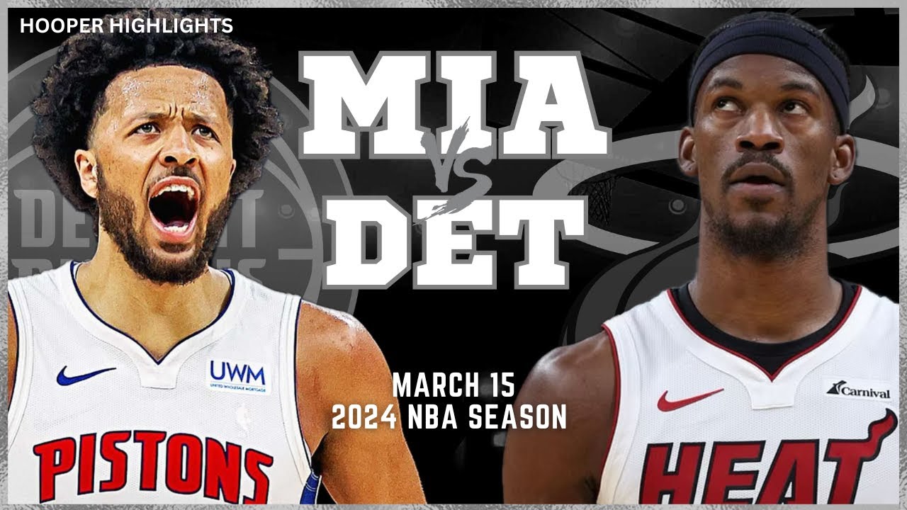 16.03.2024 | Detroit Pistons 95-108 Miami Heat