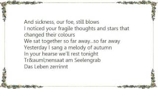 Autumnblaze - So Close Yet So Far Lyrics