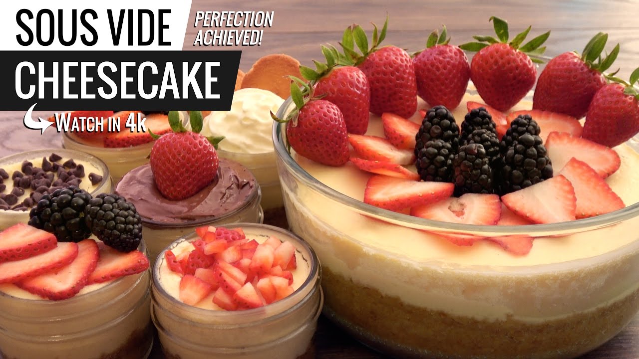 Sous Vide CHEESECAKE Perfection!