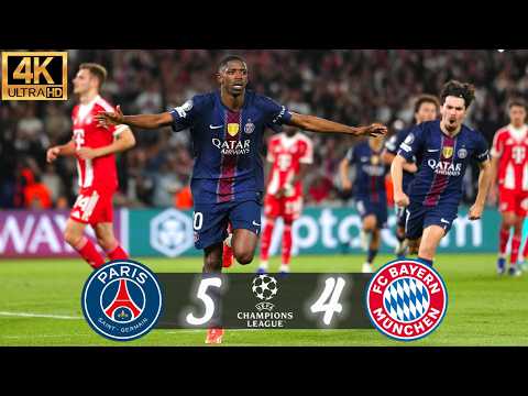 9 Goals 🔥 Pure Chaos | The CRAZIEST UCL Semi Final Ever? PSG 5–4 Bayern Munich