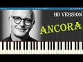 Ludovico Einaudi- Ancora /synthesia piano tutorial/