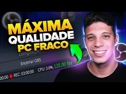 Como Configurar e Otimizar o OBS Studio em Pc Fraco