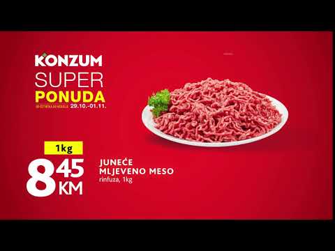 Super vikend  u Konzumu! 29.10. - 01.11.