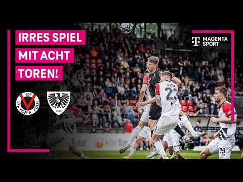 FC Viktoria Köln vs. SC Preußen Münster,  Highlights mit Live-Kommentar | 3. Liga | MAGENTA SPORT