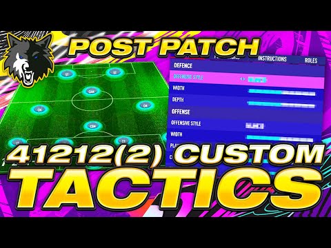 BEST NEW PATCH 41212(2) CUSTOM TACTICS - FIFA 21 ULTIMATE TEAM BEST CUSTOM TACTICS AND INSTRUCTIONS