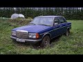 Starting Mercedes-Benz w123 300D After 9 Years + Test Drive
