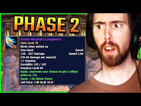Asmongold's SHOCKED At How Good Classic Phase 2 Items Are