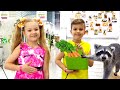 Diana And Roma Learn To Care For Animals Funny Animal Stories For Kids