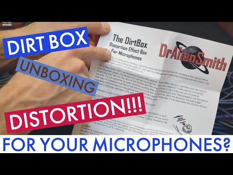 Dirt Box From Dr Alien Smith - Distortion For Your Mics? - Unboxing Video