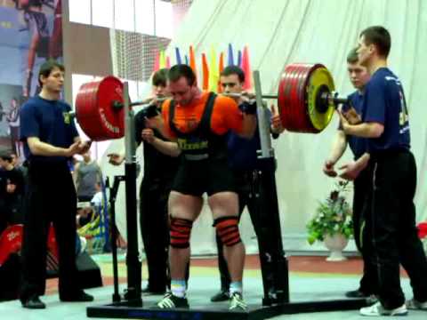 Degtyar SQ 360kg@100 Powerlifting IPF Ukrane Champ 2010