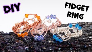 How to make a Twisted Wire Work Fidget Ring - Easy and Fun