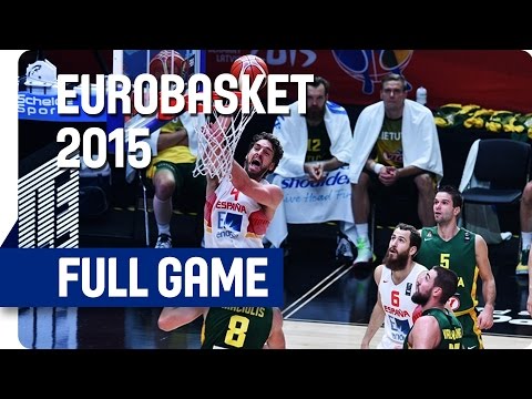 Spain v Lithuania - Final - Full Game - Eurobasket 2015