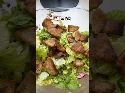 Dietitian makes fattoush salad 😋 🥗