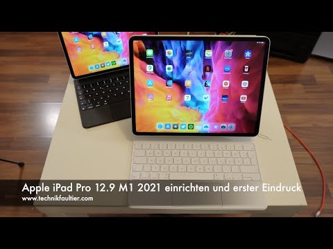 Apple iPad Pro 12.9 M1 2021 setup and first impression