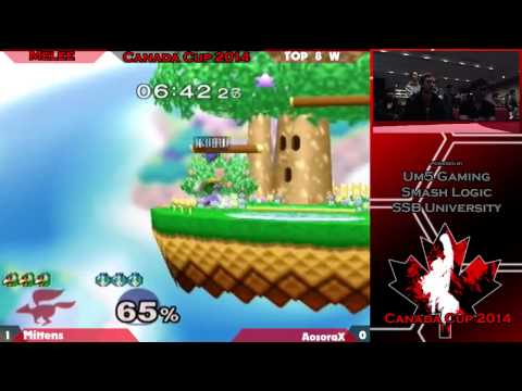 Mittens (Marth/Falco) vs AozoraX (Peach) - Canada Cup 2014