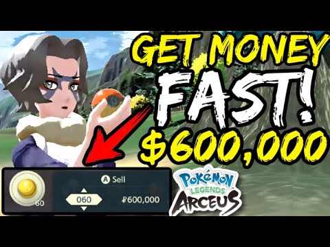 *FASTEST METHOD* How To Get MONEY FAST In Pokemon Legends Arceus!