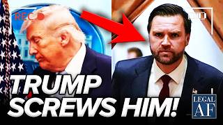 Trump THROWS Vance to his DEMISE as War SPIRALS