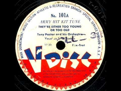 V-Disc 101 Patti Powers, Tony Pastor