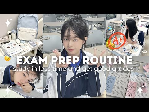 How to Study Effectively for Exams in 7 DAYS ~ EXAM PREP ROUTINE
