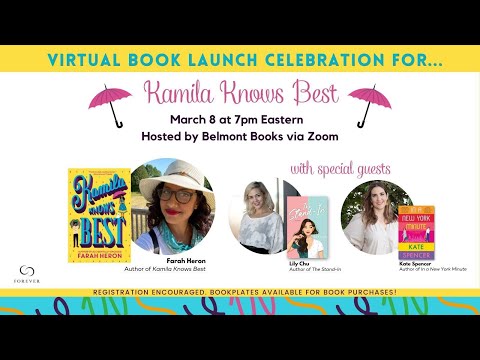 Book Launch with Farah Heron in conversation with Kate Spencer & Lily Chu