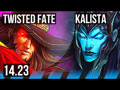TWISTED FATE vs KALISTA (MID) | KR Master | 14.23