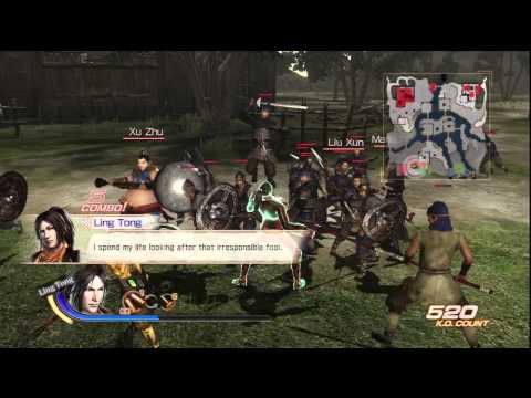 Wu Story Mode Stage 3-3 Battle of Hefei - Part 2 Dynasty Warriors 7 HD