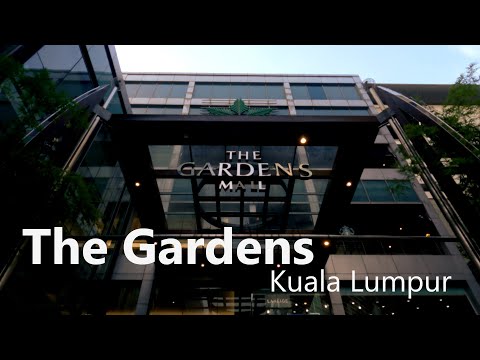4K Video Walk | KL Mall | The Gardens Mall | Mid Valley | The Gardens Fountain | Shopping lifestyle
