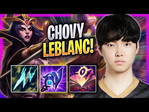 CHOVY IS A GOD WITH LEBLANC! - GEN Chovy Plays Leblanc MID vs Vex! | Season 2023