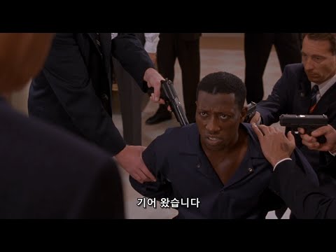 머더1600 명장면 백악관에 기어 들어온 남자(MURDER AT 1600. 1997)