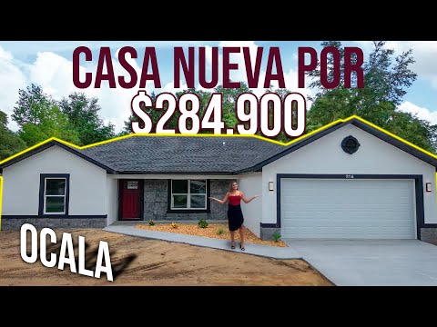CASA NUEVA 🏠🏠 por $284,900 OCALA no HOA