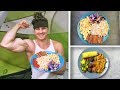 WHAT I ATE TODAY FOR VEGAN MUSCLE (HIGH PROTEIN)