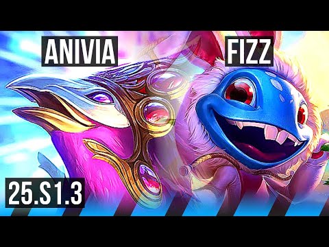 ANIVIA vs FIZZ (MID) | 3/0/4 | KR Grandmaster | 25.S1.3
