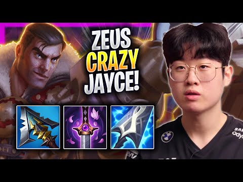 ZEUS CRAZY GAME WITH JAYCE! - T1 Zeus Plays Jayce TOP vs Malphite! | Season 2023