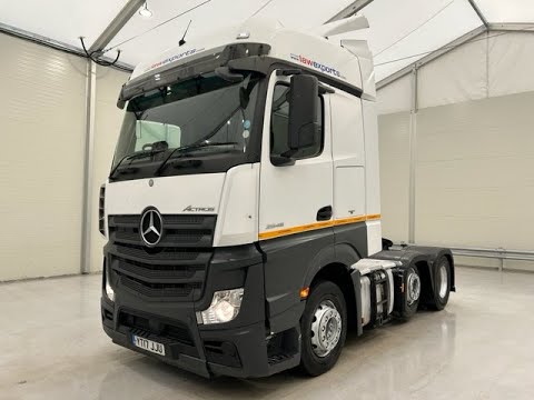 YT17 JJU - Mercedes Actros 2545 6x2 Midlift Tractor Unit | Law Truck Centre UK