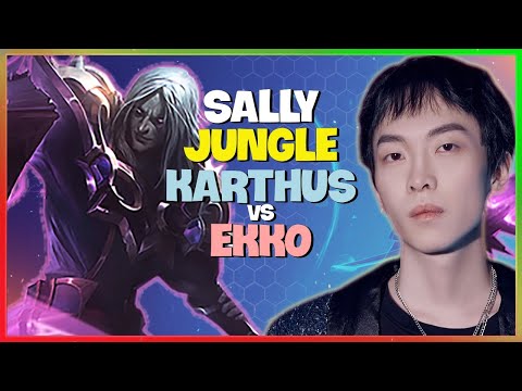 Challenger Sally Jungle Tactics Unstoppable Karthus Positioning Breakdown Engsub