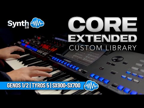 ASL044 - Core Extended Custom Library - Yamaha GENOS / 2 ( 20 voices ) - Video Preview 1