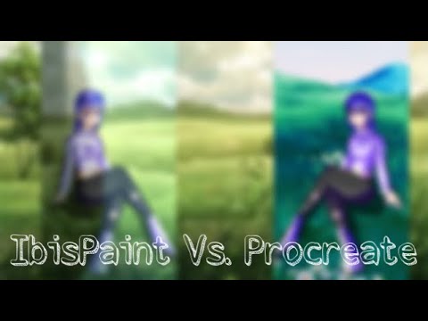 ||Ibispaint vs Procreate||Foxy||