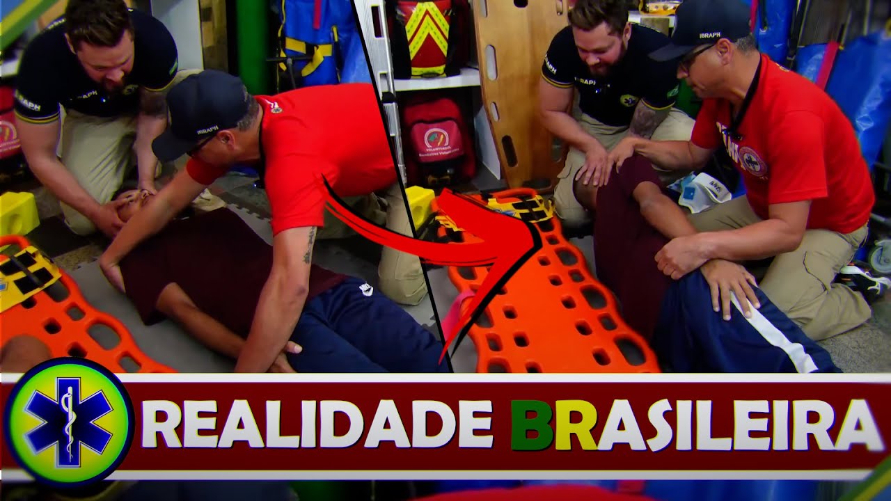 Como realizar um rolamento em 90º com apenas 2 socorristas | Restrição de Movimentos da Coluna | RMC