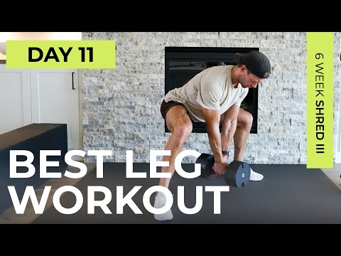 Day 11: 30 Min DUMBBELL LEG WORKOUT [Slow & Controlled + Partials] // 6WS3