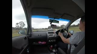 Rainy day on highway, Canberra