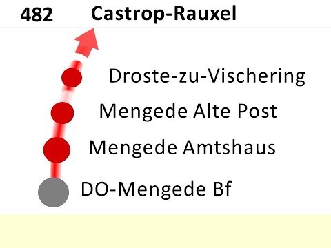 DSW21 Ansagen Bus 482 Mengede - CAS-Schwerin