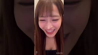 清水里香   胸の谷間チラチラ配信(音声なし)