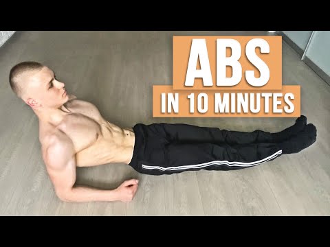 How To Get ABS in 10 Minutes Workout ( Without Equipment At Home )
